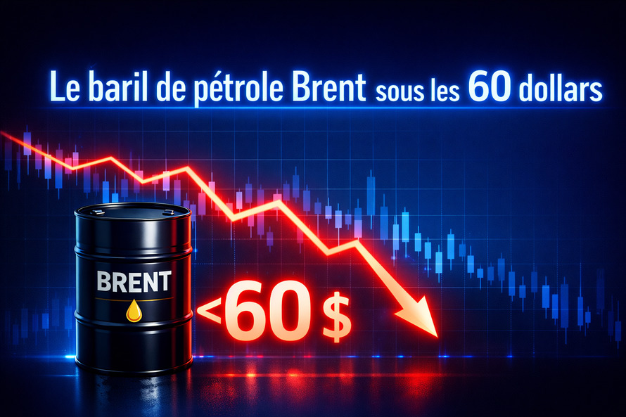 Cours du pétrole sous 60 $